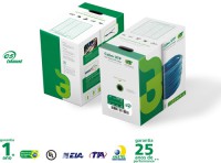 CABO DE REDE PAR TRANCADO 4 PARES AZUL CAT5E GTS *METRO*(GAR3M)